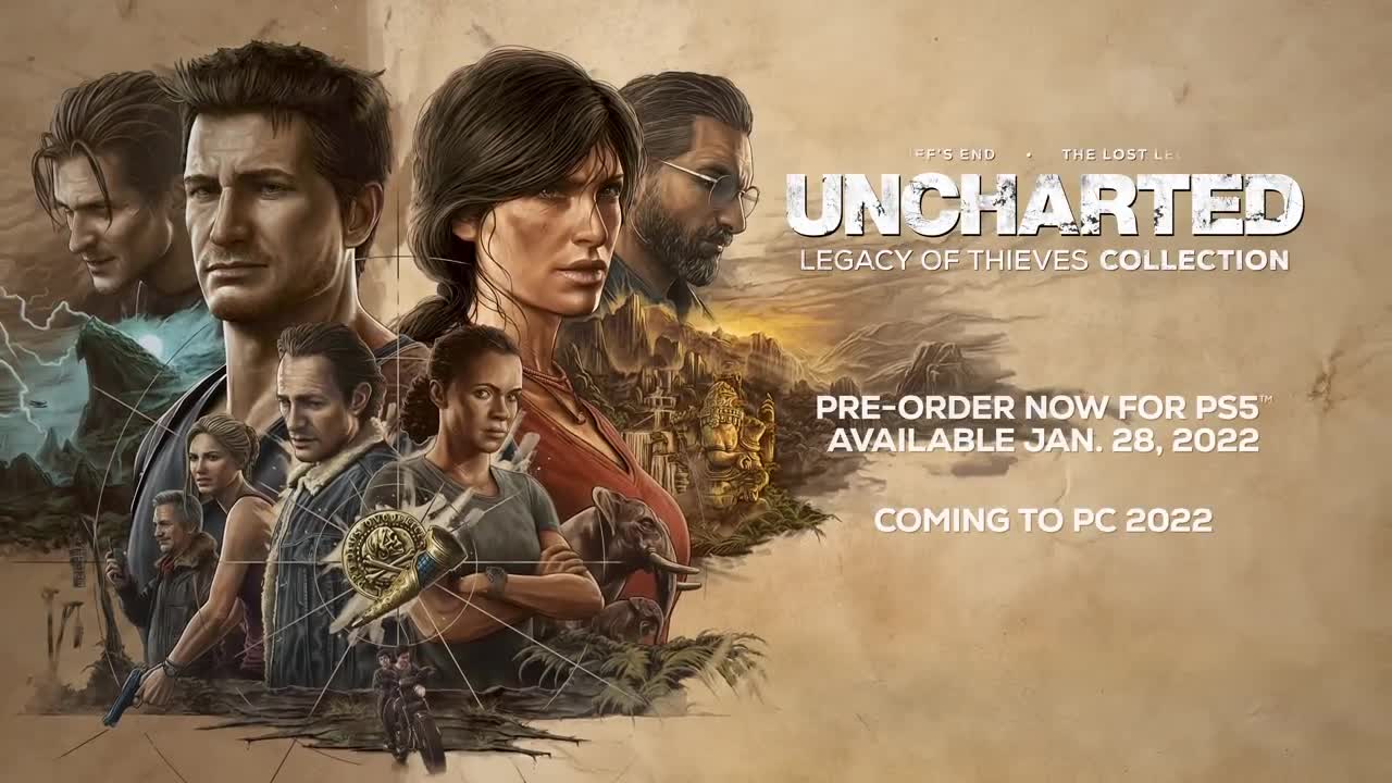 Uncharted Legacy of Thieves Collection - PlayStation Showcase 2021 Trailer PS5