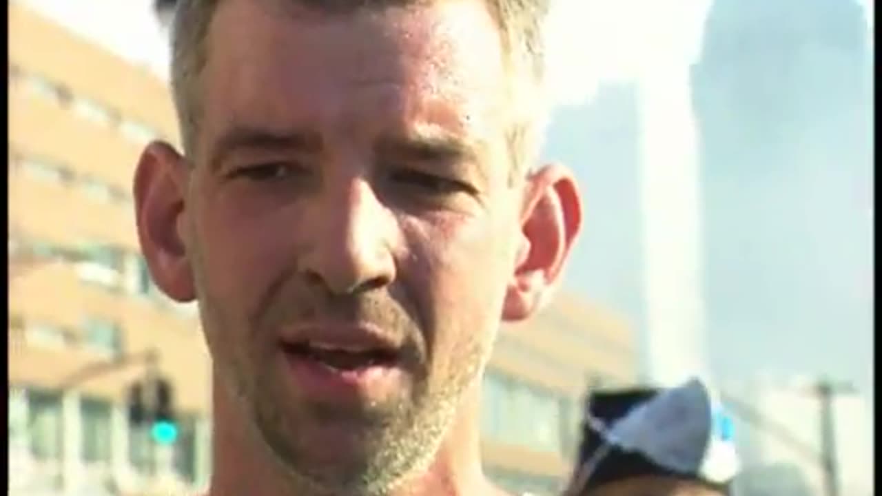 911 Eyewitness - As We Were Digging There Was A Big Explosion .... Bang (9 12 2001)