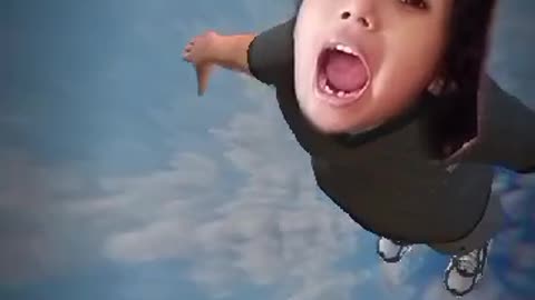 Flying kid