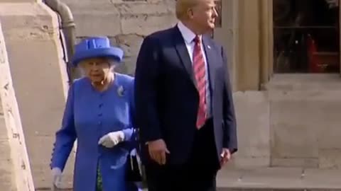 donald trump and queen elizabeth