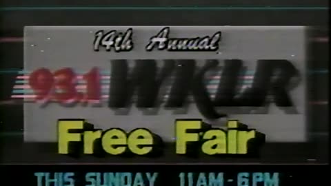 February 12, 1988 - Ad for WKLR Free Fair