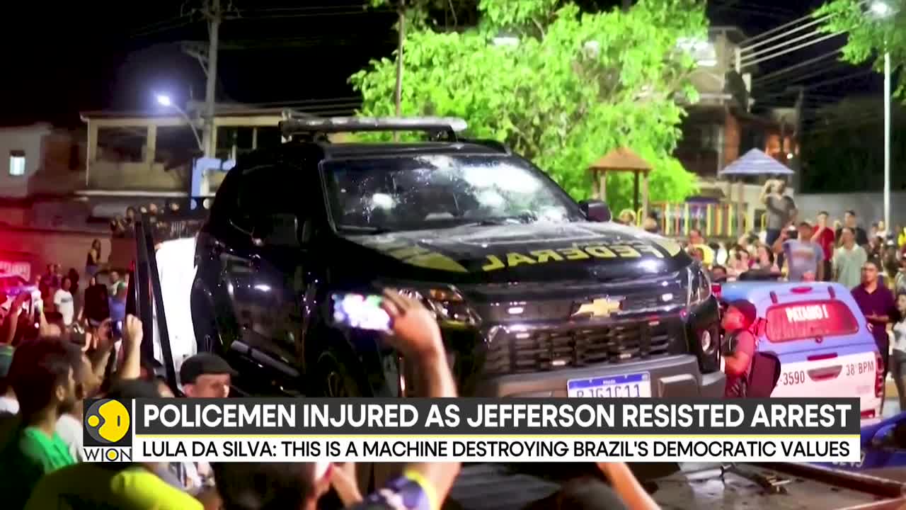 Brazilian politician surrenders after injuring policemen | Top World News | Latest English News