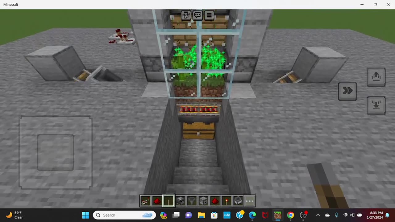 how to make a bamboo farm in minecraft