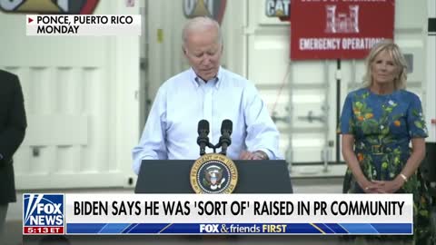 Joe 'I was raised in Puerto Rican community' Biden