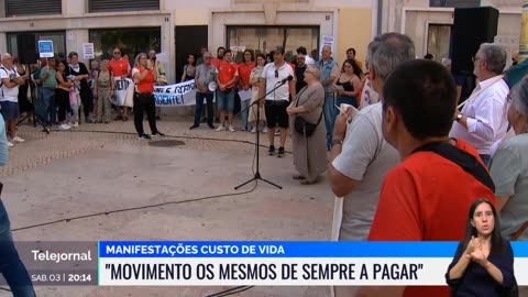 Manif contra o aumento de custo de vida