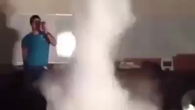 The making of a MINI-TORNADO