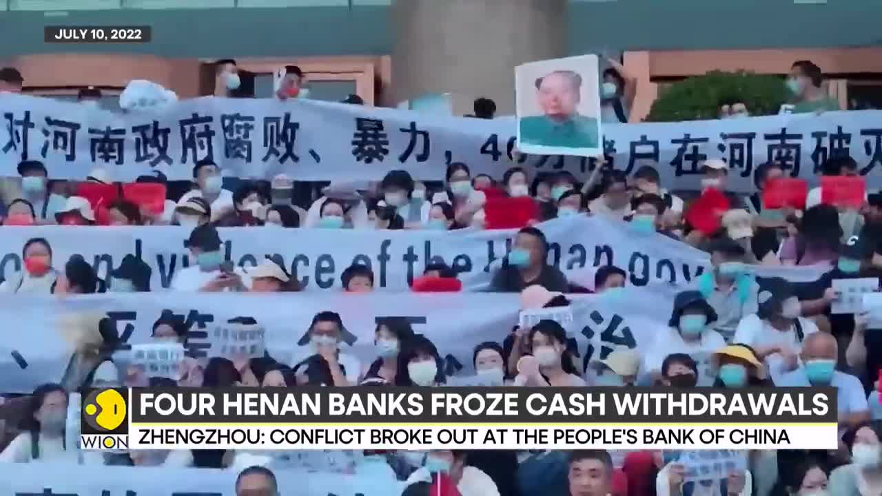 Chinese banking crisis_ Four Henan banks froze cash withdrawals _ World News _ WION