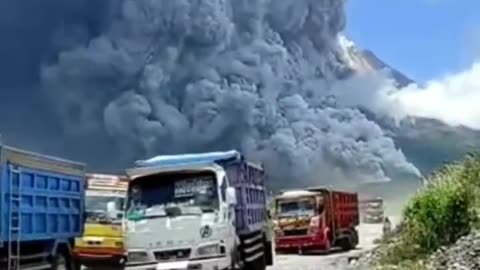 Merapi eruption