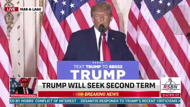 Trump 2024: President Trump makes the most important announcement in Mar a Largo