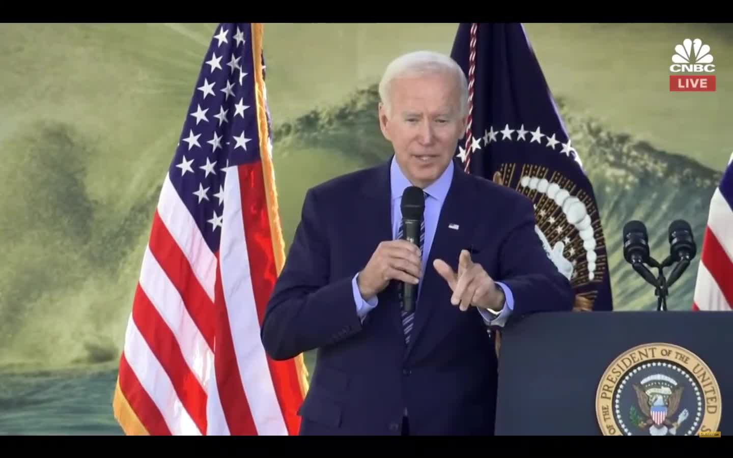 Joe Biden on Why Russia is "Having a Hard Time Supplying Their Military"