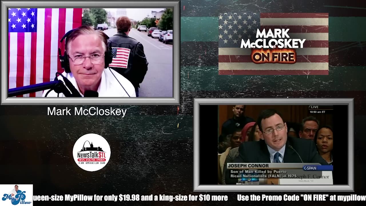 Mark McCloskey On Fire - Joe Connor, Son of Man Killed by Puerto Rican Nationalists