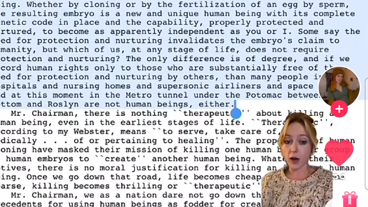 Issues raised on Human Cloning