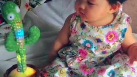 A cute baby playing 😘☺️