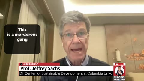 Sachs on Zionist Slaughter of Palestinians