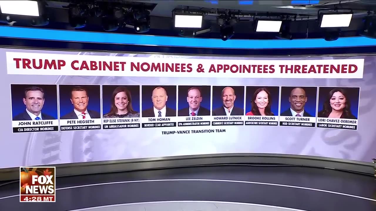 'ON THE CLOCK' Dems urged to condemn violent threats against Trump nominees