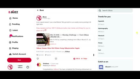 D.Buzz to Twitter : Tutorial (V2)