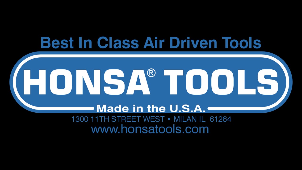 Honsa Tools - HTC11-4 Most Powerful Goose Neck Handle Air Tool in Operation