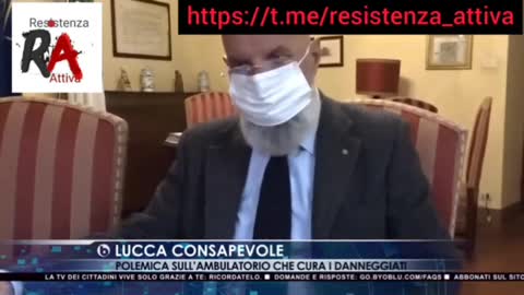 “A LUCCA IL PRIMO AMBULATORIO CHE SI OCCUPA DI #PREVENIRE E #CURARE GLI EFFETTI AVVERSI POST INOCULAZIONE DEL SIERO SPERIMENTALE!!”😇💖👍