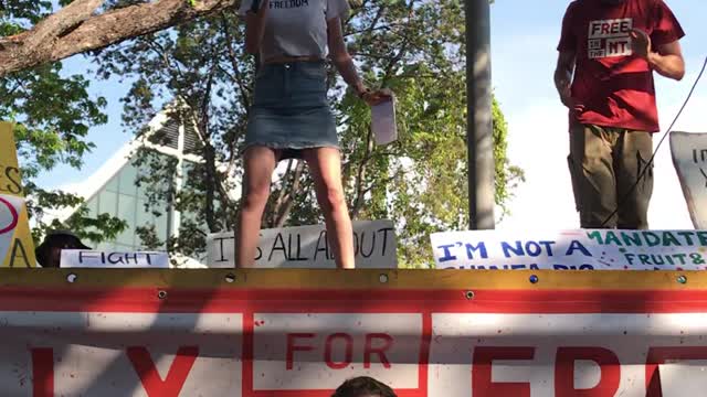 Rally for Our Freedoms - Darwin NT 23 October 2021