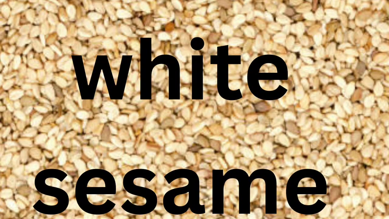 What is white sesame seed good for?