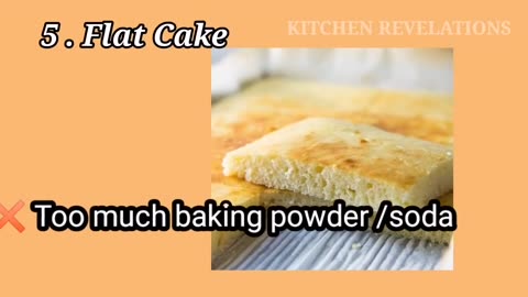 Common mistakes while baking a CAKE