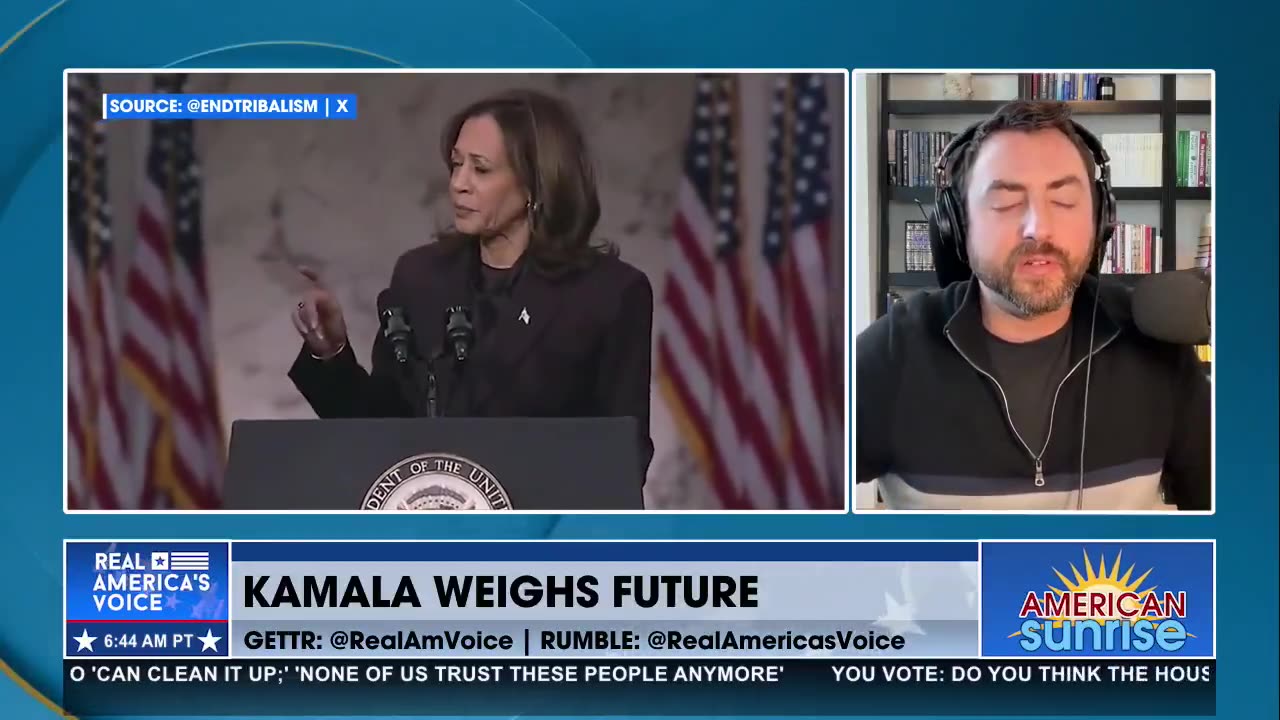 KAMALA WEIGHS FUTURE