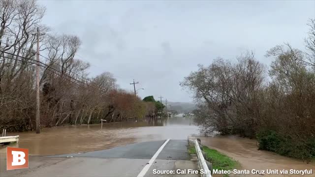 Devastating Footage as LANDSLIDES, FLOODS Ravage California