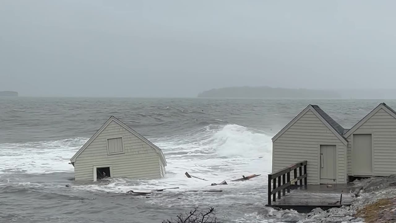 Historic Fishing Shacks Washed Away Record-Setting Water Levels