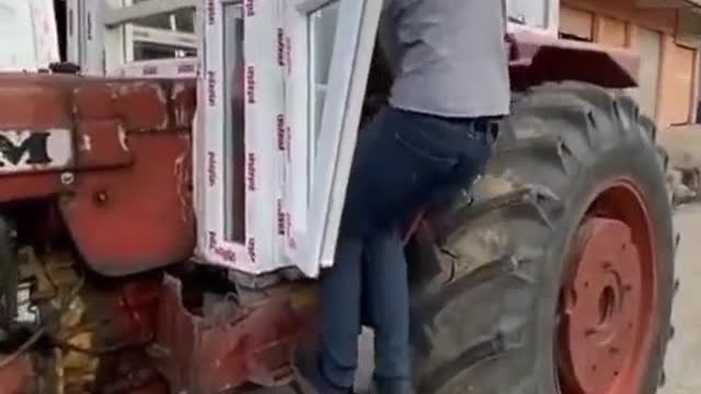 The guy built a cab all by himself