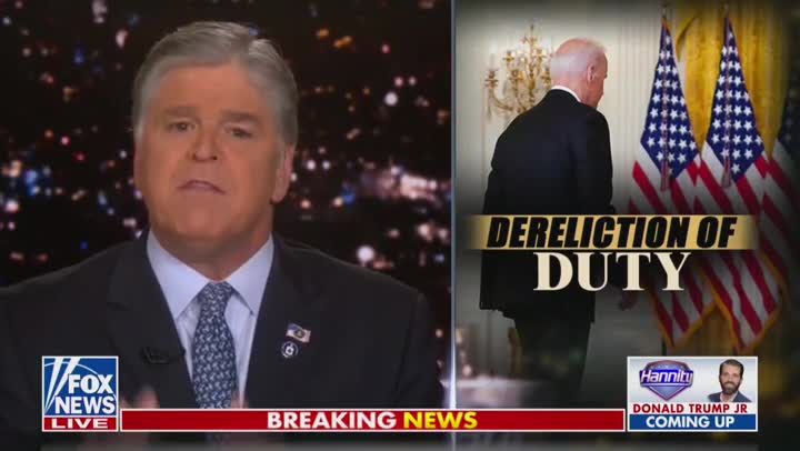 Hannity SICKENED at SHAMEFUL Actions by Biden Admin