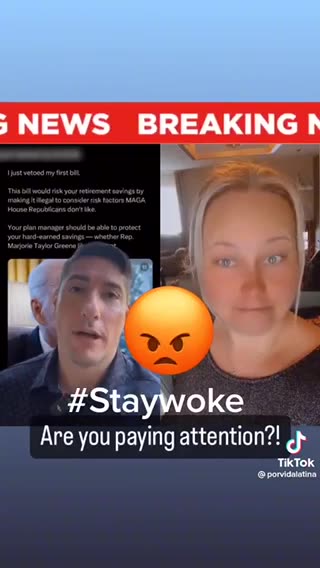 Biden Veto for ESG.. Wtf wake up.