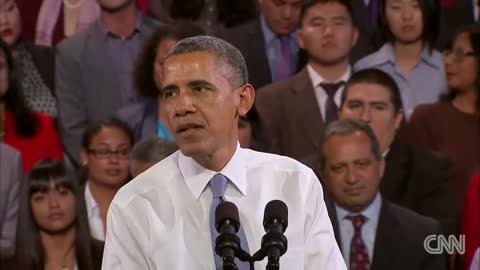 Obama responds to hecklers at speech