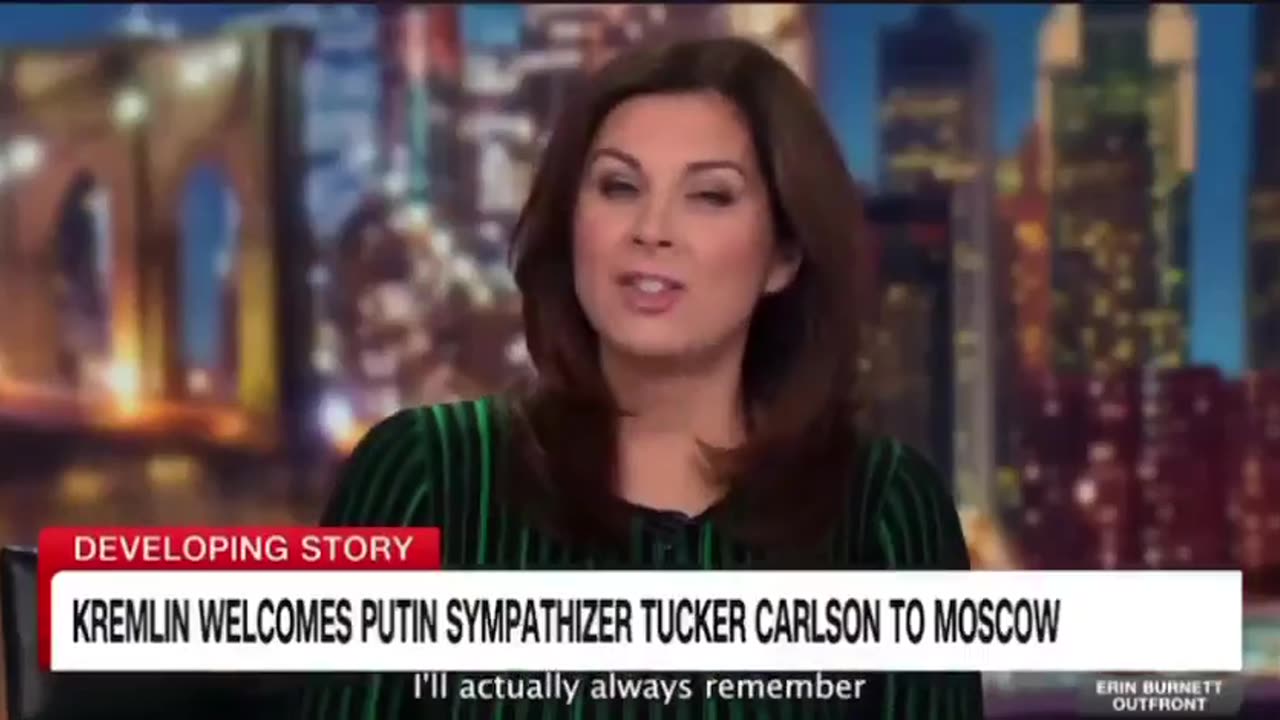 CNN's Erin Burnett Criticizes Tucker's Sit Down With Putin