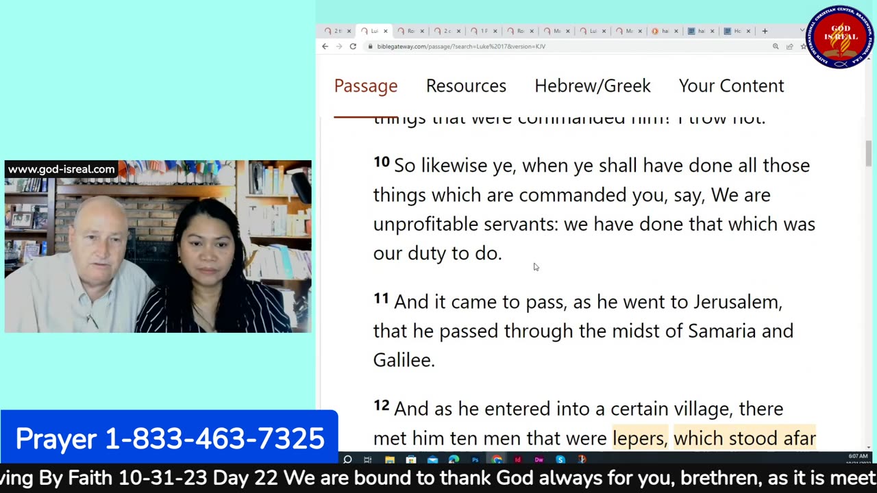 Oct31, 2023 Living By Faith Day22 How Faith Grows/Increases our lives -2Thesalonians 1:3A