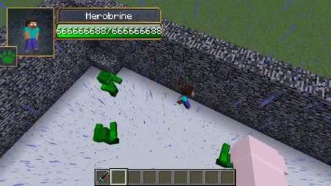 Herobrine vs Entity 303 all Сreepypasta mobs in minecraft part 92