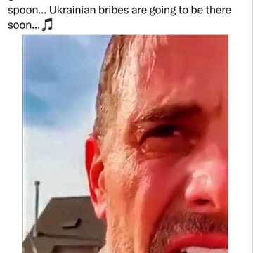 🎵Hunter's in the basement with a silver spoon... Ukrainian bribes are going to be there soon...🎵