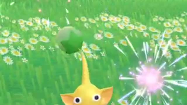 Pikmin Bloom-Yellow Pikmon With Sticker