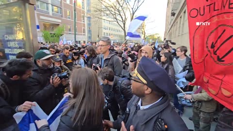 ARRESTS at March for Israel at Columbia University with Sean Feucht