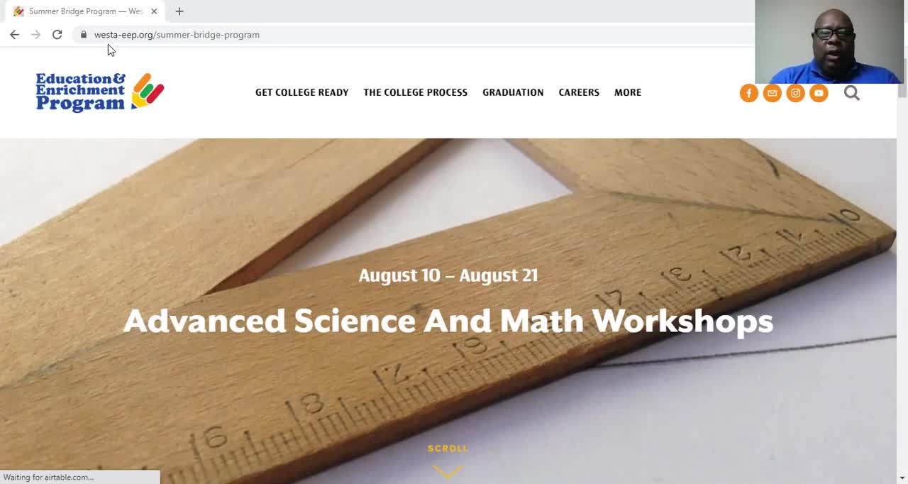 Intro to ADV Math and Science for SBP 2020