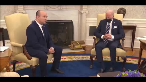 Biden snoozes as Israel's OM talks to him in Oval Office