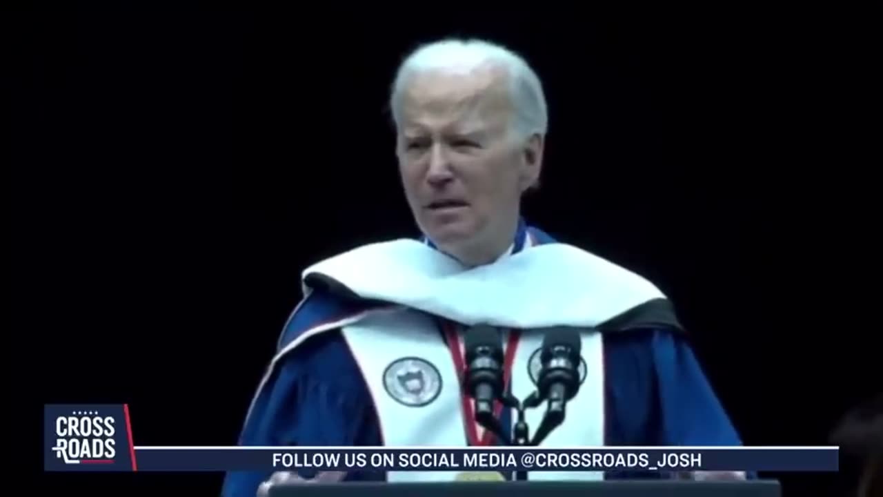 Joe Biden. The irony.. true cracker.