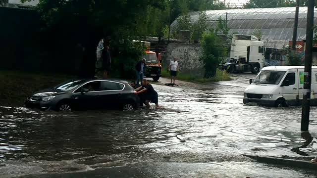 Flood after rain