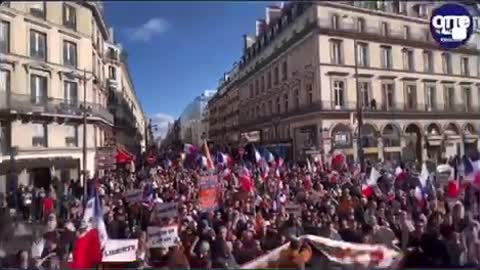 Mass protests erupt in Paris