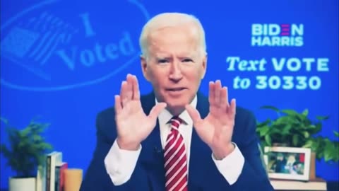 Joe Biden admits to committing voter fraud.