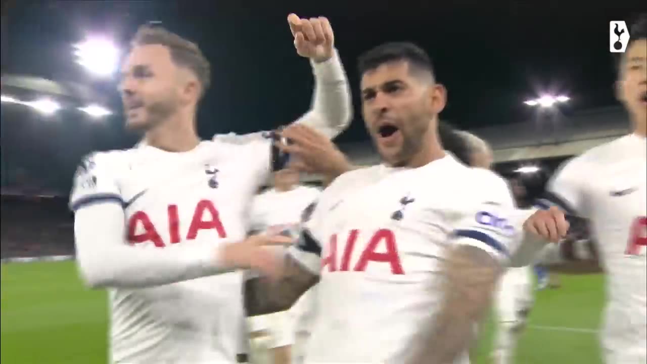 CRYSTAL PALACE 1-2 TOTTENHAM HOTSPUR __ PREMIER LEAGUE HIGHLIGHTS __ FOUR WINS IN A ROW