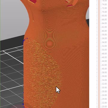 PrusaSlicer: Fuzzy Skin on a section #prusaslicer #3dprinting