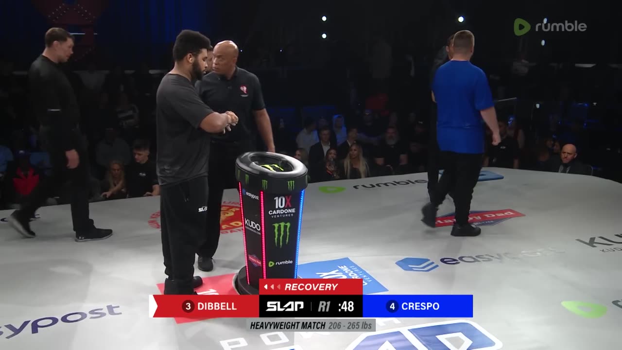 Power Slap 1 Damien Dibbell vs Duane Crespo in Prelims