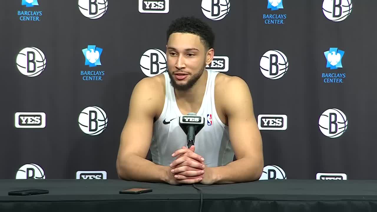 Ben Simmons has Hilarious Reaction to Question about Philly RETURN, Postgame Interview