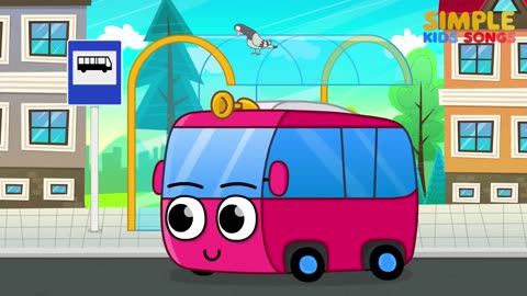 The Wheels on the Bus _ Songs for Kids _ Simple Kids Songs _ Video Music For Kids