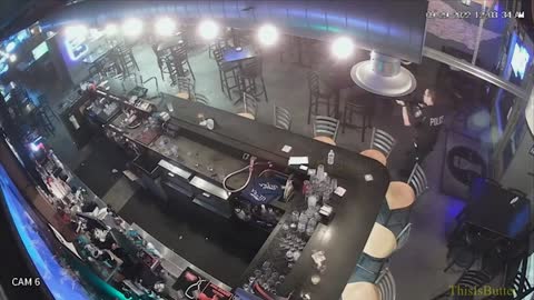 Tacoma police officers shot at a suspect who threatened staff, customers with a gun inside a bar